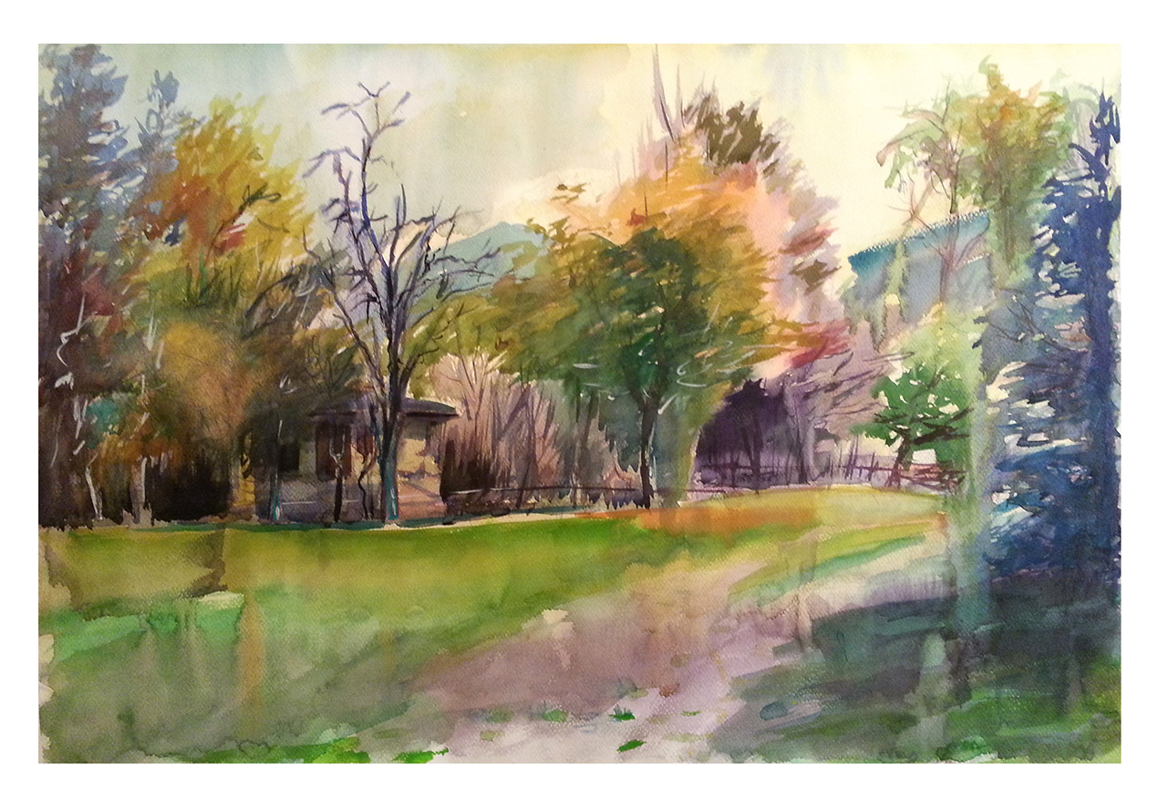 The turn to the old house